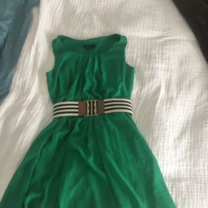 Emerald Green Spring dress